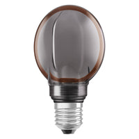 OSRAM VINTAGE 1906® LED Lampada LED CLASSIC GLOBE80 O - Forma FILAMENTO 4W 818 Fumè E27, 110 lm, 1800 K, Comfort bianco caldo