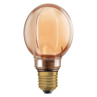 OSRAM VINTAGE 1906® LED Lampada LED CLASSIC GLOBE80 O - Forma FILAMENTO 4W 818 Oro E27, 220 lm, 1800 K, Comfort bianco caldo
