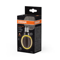 OSRAM VINTAGE 1906® LED Lampada LED CLASSIC GLOBE80 O - Forma FILAMENTO 4W 818 Fumè E27, 110 lm, 1800 K, Comfort bianco caldo
