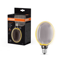 OSRAM VINTAGE 1906® LED Lampada LED CLASSIC GLOBE130 O - Forma FILAMENTO 4W 818 Fumè E27, 110 lm, 1800 K, Comfort bianco caldo