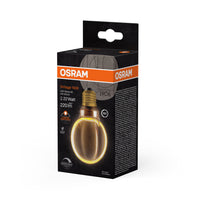 OSRAM VINTAGE 1906® LED Lampada LED CLASSIC GLOBE80 O - Forma FILAMENTO 4W 818 Oro E27, 220 lm, 1800 K, Comfort bianco caldo
