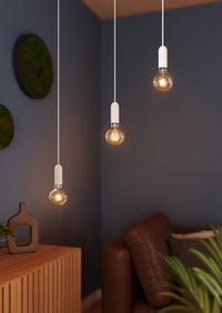 OSRAM Vintage 1906® Pendelleuchte ROUND E27, weiß