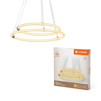 LEDVANCE DECOR Aura lampada a sospensione a 2 elementi, 3000K, 21W, 2400lm, Click DIM