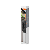 LEDVANCE SOTTOSOPRA SOCKET FRAMELESS Sottoluce 830 DIM USB Nero Kit, 500 lm, 3000 K, Warmweiß