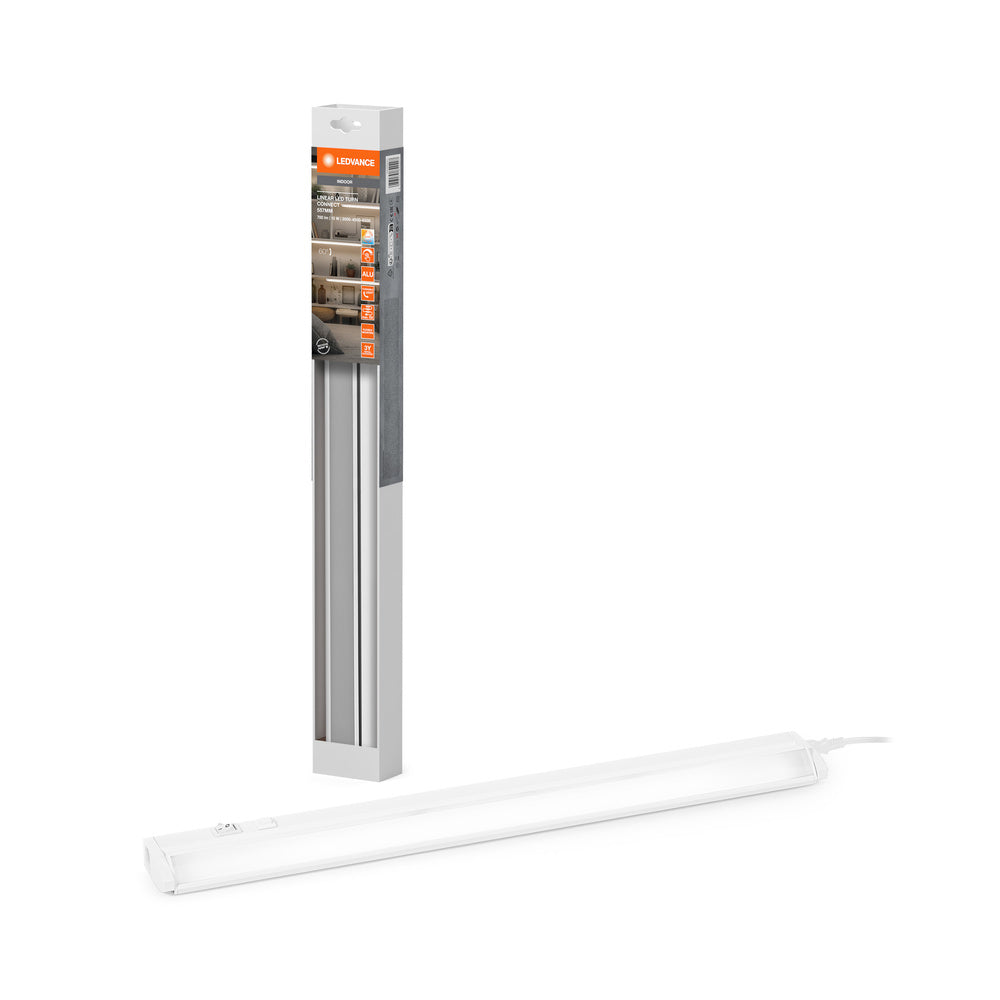 LEDVANCE LINEAR TURN CONNECT Lampada da incasso 55cm CCT DIM Bianca, 620 lm, 3000…4000…6500 K, Bianco caldo|Bianco freddo|luce del giorno