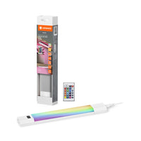 LEDVANCE LINEAR EDGE SENSOR Luce da incasso RGBW 30cm RGBW DIM Bianco Telecomando, 230 lm, 3000 K, Warmweiß