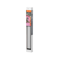 LEDVANCE LINEAR EDGE SENSOR Lampada da incasso RGBW 50cm RGBW DIM Nera con telecomando, 460 lm, 3000 K, Bianco caldo