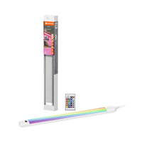 LEDVANCE LINEAR EDGE SENSOR Lampada da incasso RGBW 50cm RGBW DIM Bianco Telecomando, 460 lm, 3000 K, Warmweiß