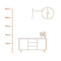 LEDVANCE DECOR Plaster Pendelleuchte, E27, 200 mm