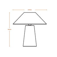 LEDVANCE DECOR Bamboo Paper Hut Table Tischleuchte 1xE27 Brown