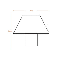 LEDVANCE DECOR Bamboo Paper Wandleuchte Braun, E27, 280mm