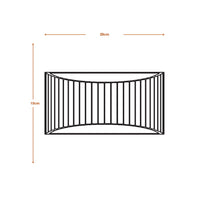 LEDVANCE DECOR Plaster Band Flat Wall Lampada da parete piatta 290 1XE27 White
