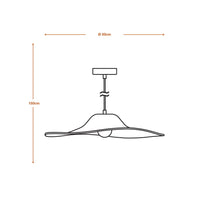 LEDVANCE DECOR Felt Hat Lampadario Grigio scuro, E27
