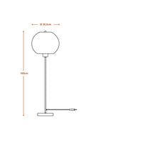 LEDVANCE DECOR Lampada da terra Decor Cardboard Ball marrone, E27