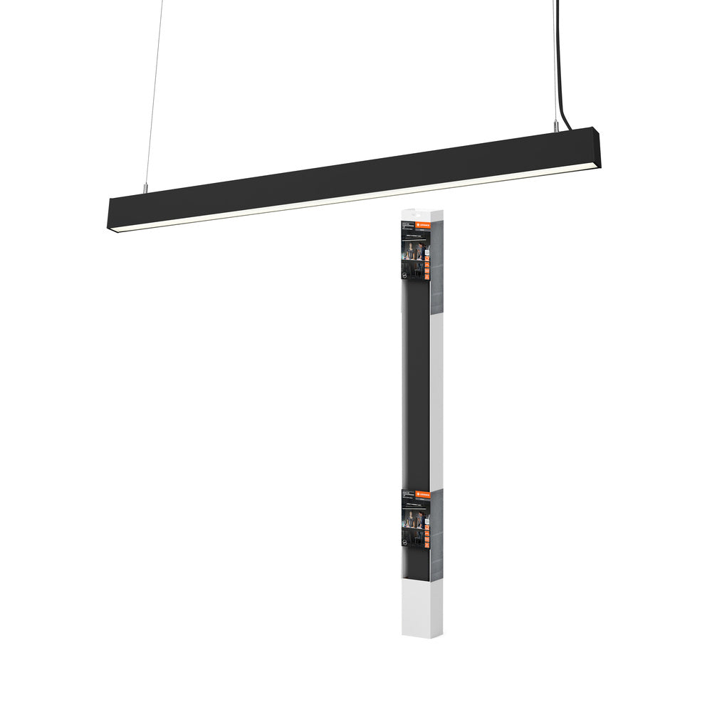 LEDVANCE OFFICE LINE Lampada a sospensione, 42W, 4000K, 4400lm, DIM nero