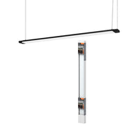 Office line slab 1.2m 40W 840 DIM Black