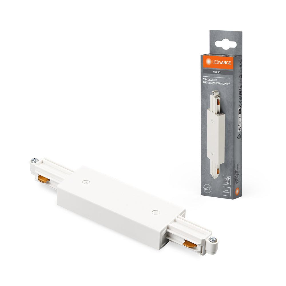 LEDVANCE TRACKLIGHT Alimentazione centrale per binario elettrificato bianco