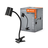 LEDVANCE OFFICE LINE Lampada da scrivania Trapezio Clip GU10 Nera