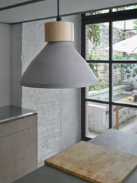 LEDVANCE DECOR Concrete Wood Beton Pendelleuchte, E27, 220 mm