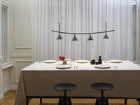 LEDVANCE DECOR Fuji Lampada a sospensione Linear 4er Lampadario 16W 930 Nero