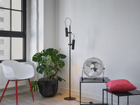 LEDVANCE DECOR Drums Lampada da terra da terra 2XGU10 Nera