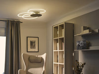 OSRAM DECOR Aura Plafoniera da soffitto, 21W, 3000K, 2200lm, Click DIM