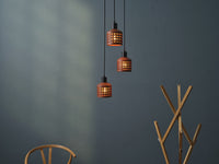 LEDVANCE DECOR Clay Windows Pendant Lampadario Marrone, 3-flammig, E27