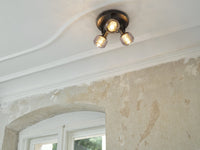 OSRAM DECOR Spot Firefly lampada da soffitto nera, lampada OSRAM inclusa, 3 x 2.8W, E14