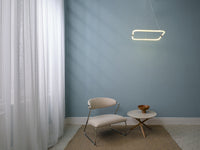 OSRAM DECOR Tetragon Lampada a sospensione, 18W, 3000K, 2000lm, Bianco caldo, Click DIM