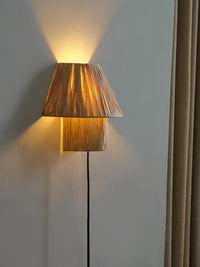 LEDVANCE DECOR Bamboo Paper Wandleuchte Braun, E27, 280mm