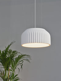LEDVANCE DECOR Plaster Routes Pendant Pendelleuchte 300 1xE27 White
