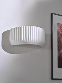 LEDVANCE DECOR Plaster Routes Wall Wandleuchte Up 310 1xE27 White