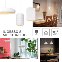 LEDVANCE DECOR Plaster Nest Table Lampada da tavolo 1XG9 White