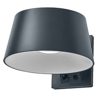 OSRAM ENDURA® STYLE SOLAR BRIGHT SENSOR Wandleuchte Brella IP54 Dunkelgrau