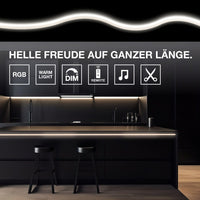 OSRAM FLEX AUDIO 5M LED-Streifen VR RC, weiß, 21W, 320lm