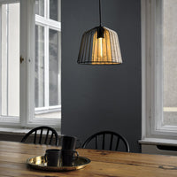 LEDVANCE DECOR Cage Bell Pendelleuchte, schwarz/braun, E27
