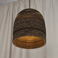 Lampada a sospensione LEDVANCE DECOR Decor Cardboard Ball Bell marrone, E27
