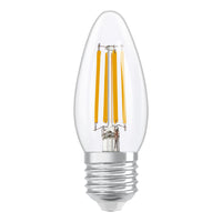 OSRAM Lampada LED Retrofit CLASSIC B DIM 4.8W 827 Chiaro E27, 470 lm, 2700 K, Bianco caldo