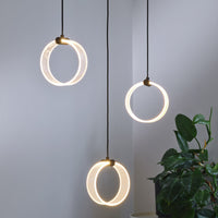 LEDVANCE DECOR Circle Pendelleuchte, 3 Pendel, 20W, Click CCT Black