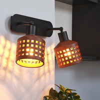 LEDVANCE DECOR Clay Windows Wall Lampada da parete Marrone, 2-flammig, E27