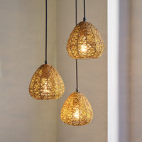 LEDVANCE DECOR Paper Drop Pendant Lampadario Plate 3XE27 Beige