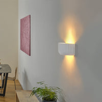 LEDVANCE DECOR Plaster Routes Wall Wandleuchte Up 310 1xE27 White