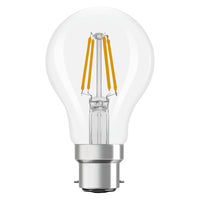 OSRAM LED Lampe LED Retrofit CLASSIC A 4W 827 Clear B22d, 470 lm, 2700 K, Warmweiß