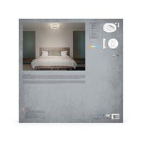 OSRAM LED Ventilatore da soffitto Anello 55W CCT Bianco 3000K-6500K