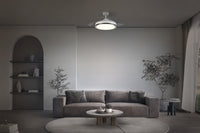 OSRAM LED Ventilatore da soffitto retrattile 66W Bianco 3000K-6500K