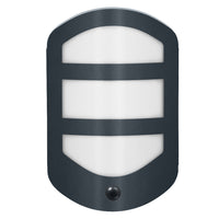 OSRAM ENDURA® STYLE PLATE lampada da parete con sensore 12.5W grigio scuro