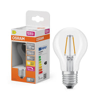 OSRAM Lampada LED Retrofit CLASSIC A DIM 2.2W 827 Chiaro E27, 250 lm, 2700 K, Bianco caldo