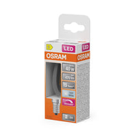 OSRAM Retrofit Classic B LED Lampada forma candela opaca dimmerabile (ex 40W) 5W / 4000K Bianco freddo E14