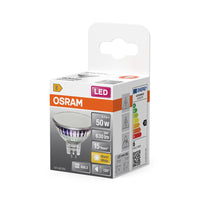 OSRAM SPOT MR16 GL 50 LED-lampada riflettore, 6,5W, 630lm, GU5.3, bianco caldo