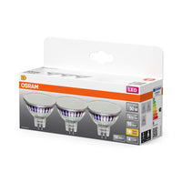 OSRAM SPOT MR16 GL 50 LED-lampada riflettore, 6,5W, 630lm, GU5.3, bianco caldo